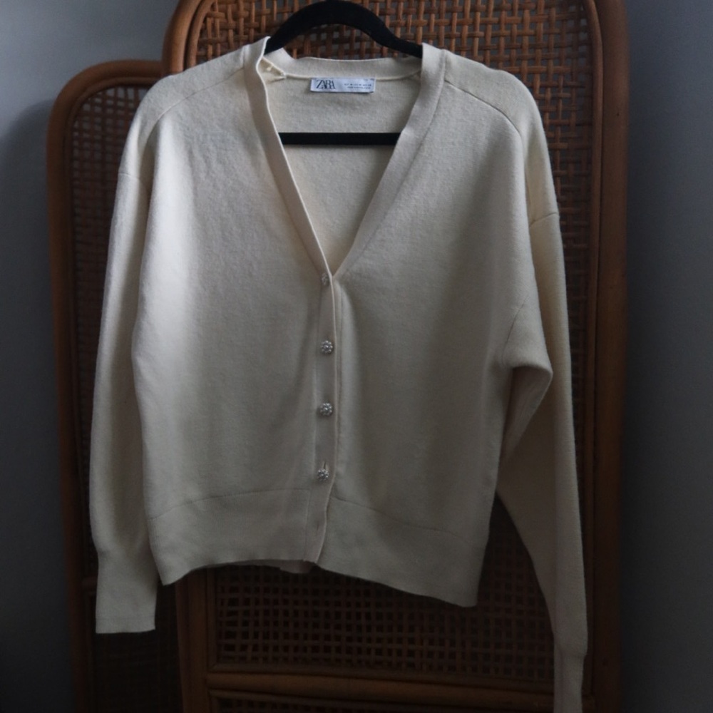 Chanel Inspired Zara Cardigan